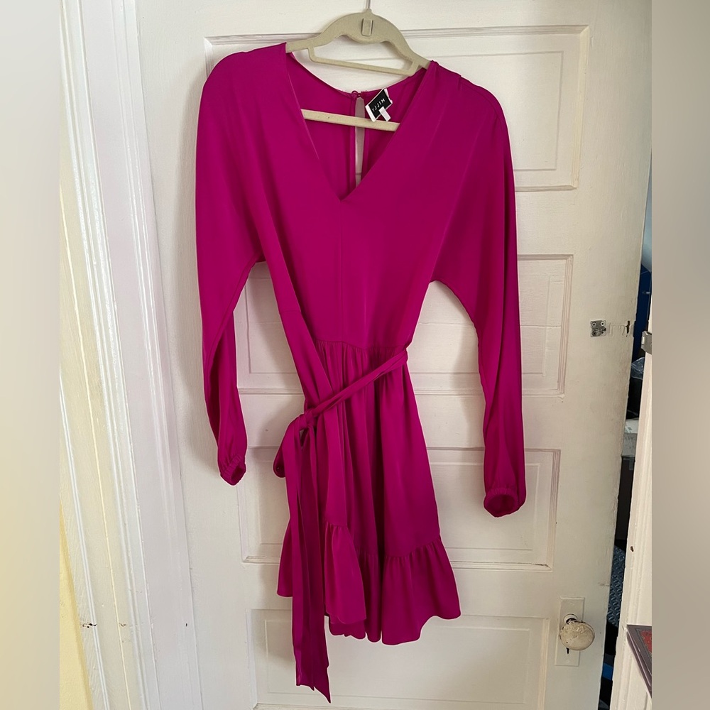 Gorgeous hot pink silk Milly dress